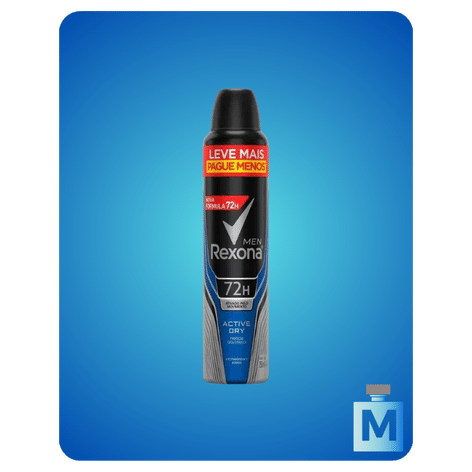 Melhor desodorante masculino: Top 10 melhores em 2024 33 Antitranspirante Aerossol Active Dry Rexona Men 250Ml