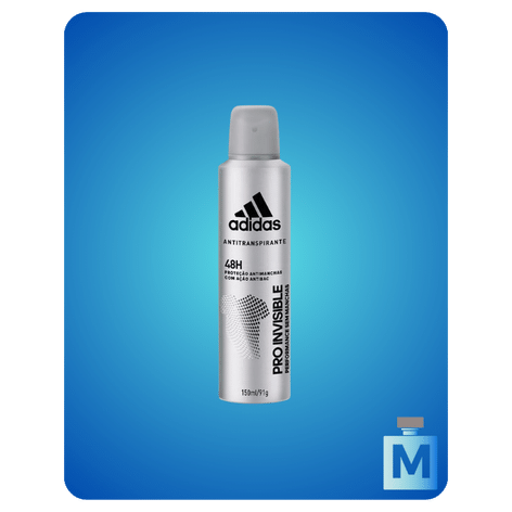 Melhor desodorante masculino: Top 10 melhores em 2024 25 Antitranspirante Aerossol Pro Invisible Adidas 150ml