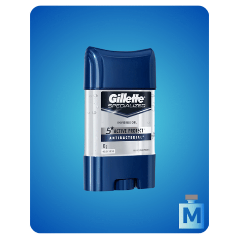 Melhor desodorante masculino: Top 10 melhores em 2024 57 Gillette Specialized Antibacterial Gel Antitranspirante 82 G