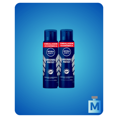 Melhor desodorante masculino: Top 10 melhores em 2024 49 KIT NIVEA Desodorantes Antitranspirante Aerosol Nivea Men Original Protect 48h 150ml
